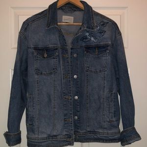 Denim jacket.
